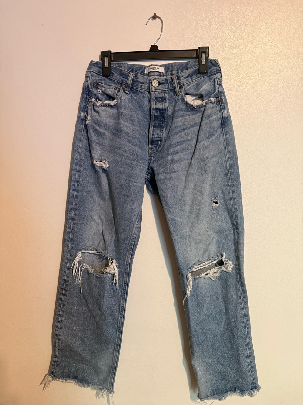 Moussy Vintage Odessa Wide Straight Jeans